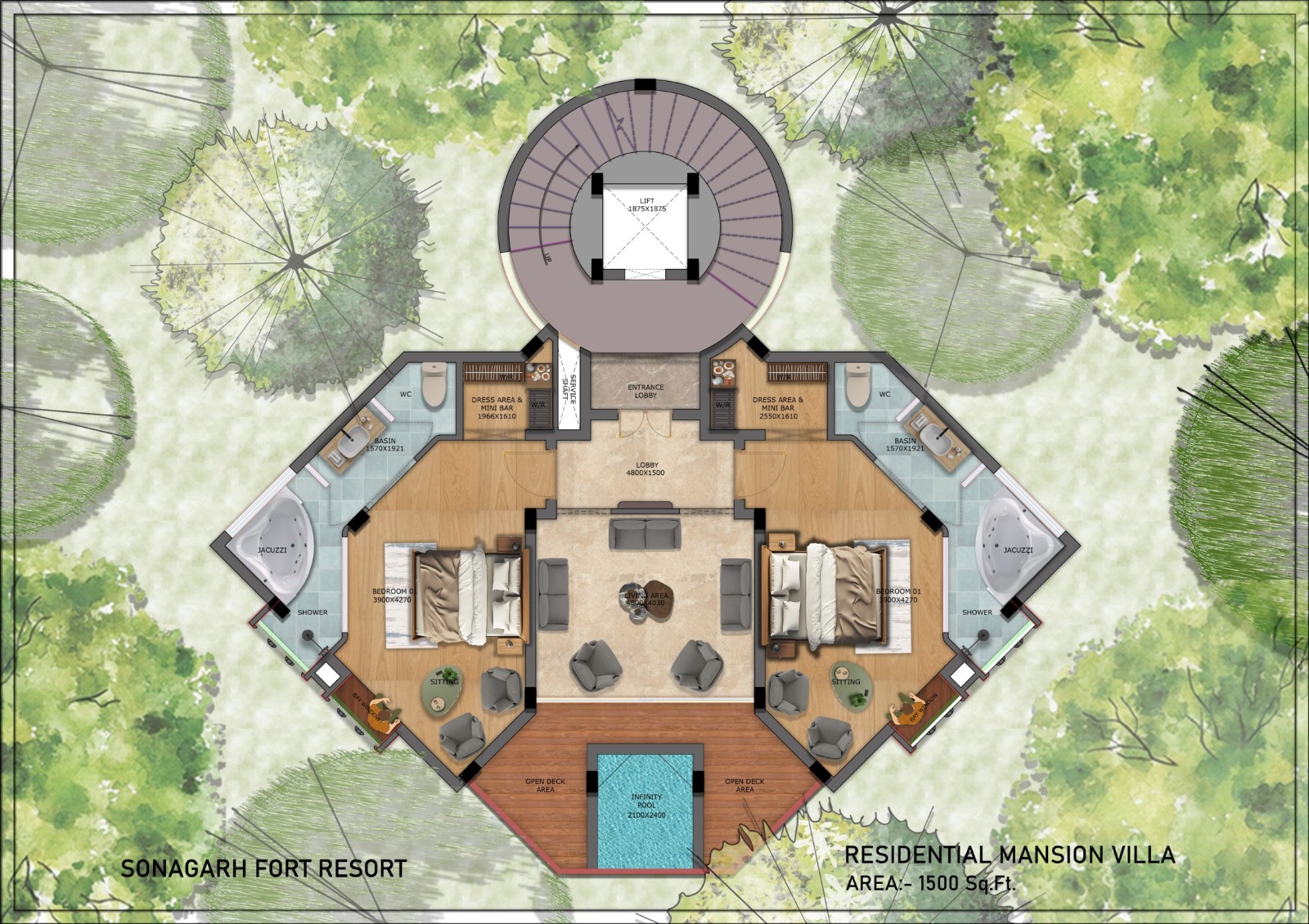 Residential Mansion Villa